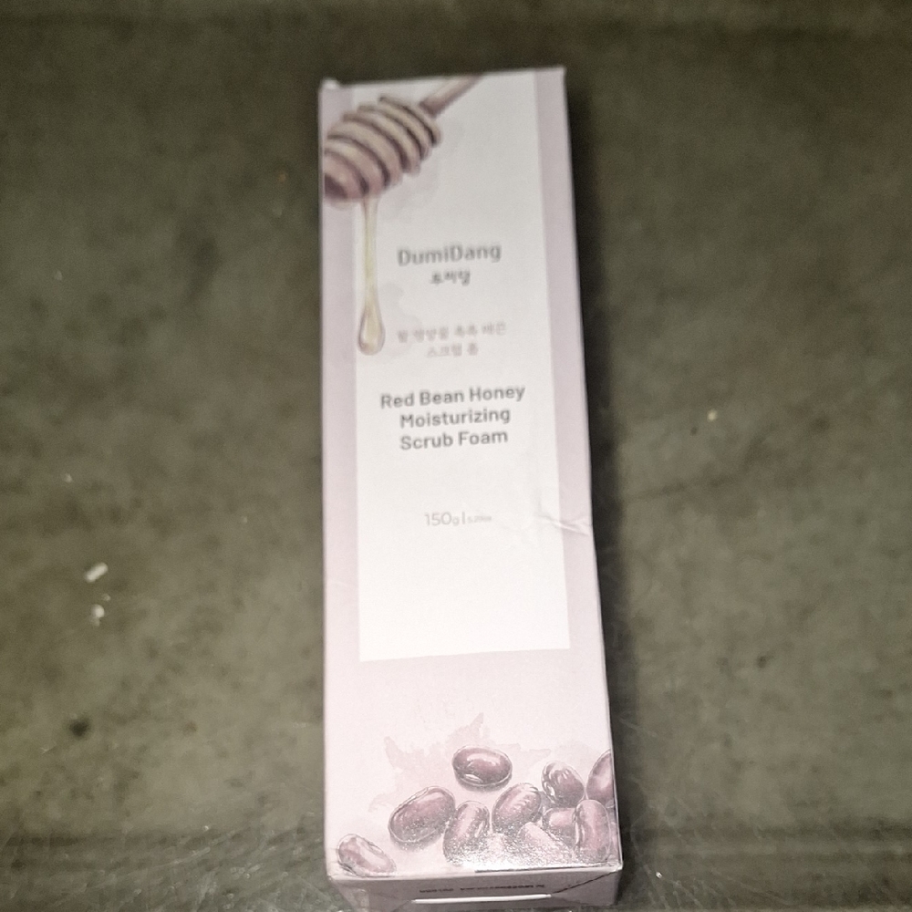 Red Bean Honey Scrub Foam - White and Pink